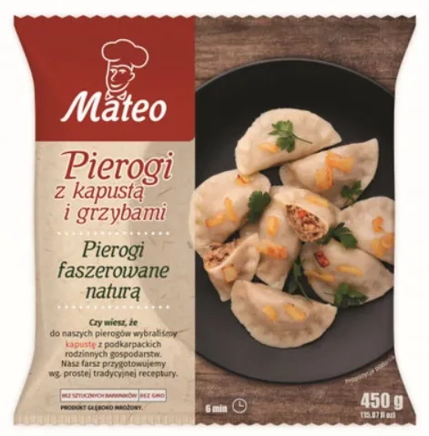 Pierogi z kapustą i grzybami 450 g