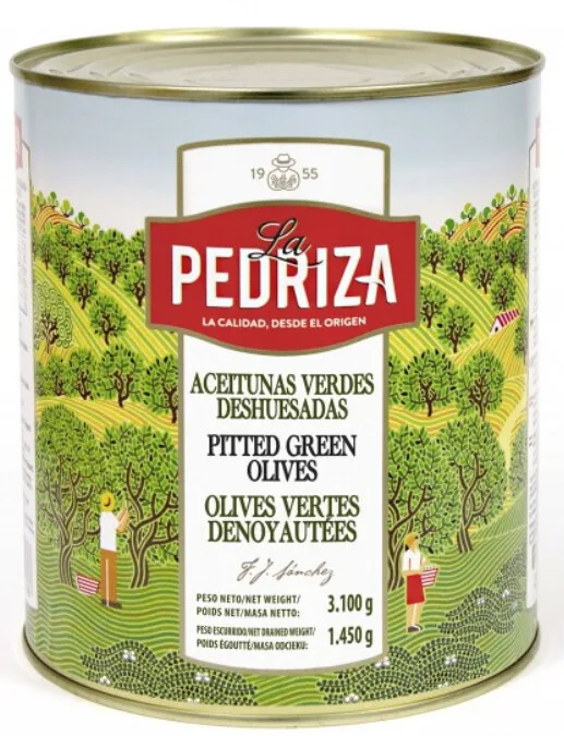 Oliwki zielone drylowane 3,1 kg (1,45 kg po odsączeniu)