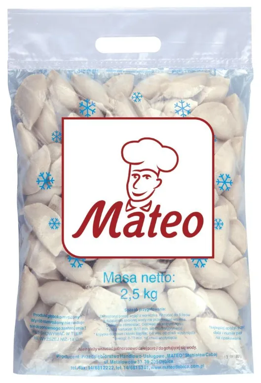 Pierogi z mięsem 2,5 kg