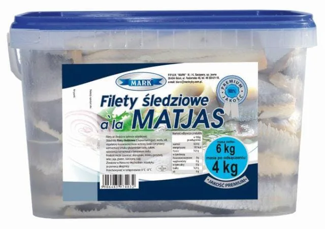 Filety śledziowe a'la matjas 4 kg
