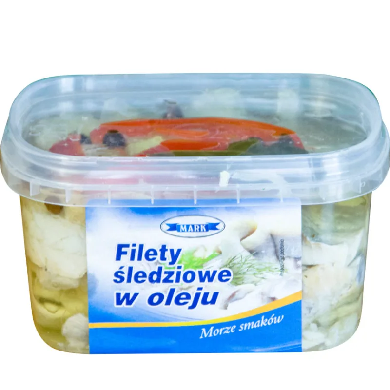 Filety śledziowe w oleju 3 kg
