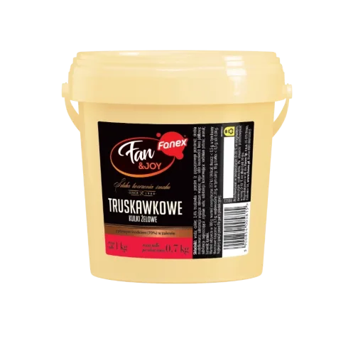 Kulki żelowe Fan&joy truskawkowe 1 kg