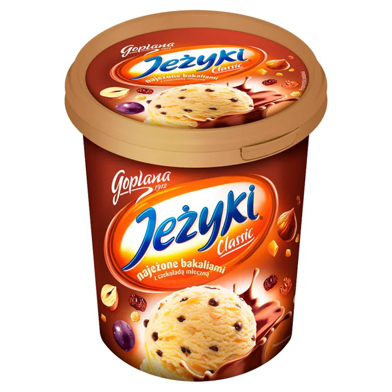 Lody Jeżyki najeżone bakaliami 500 ml