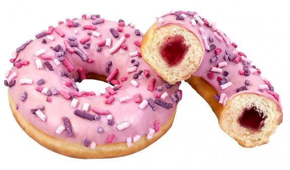 Donut z nadzieniem owoce leśne 70 g