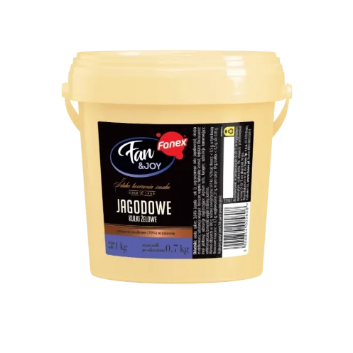 Kulki żelowe jagodowe Fan&joy 1 kg