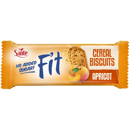 Ciasteczka śniadaniowe Fit z morelą bez cukru 50 g