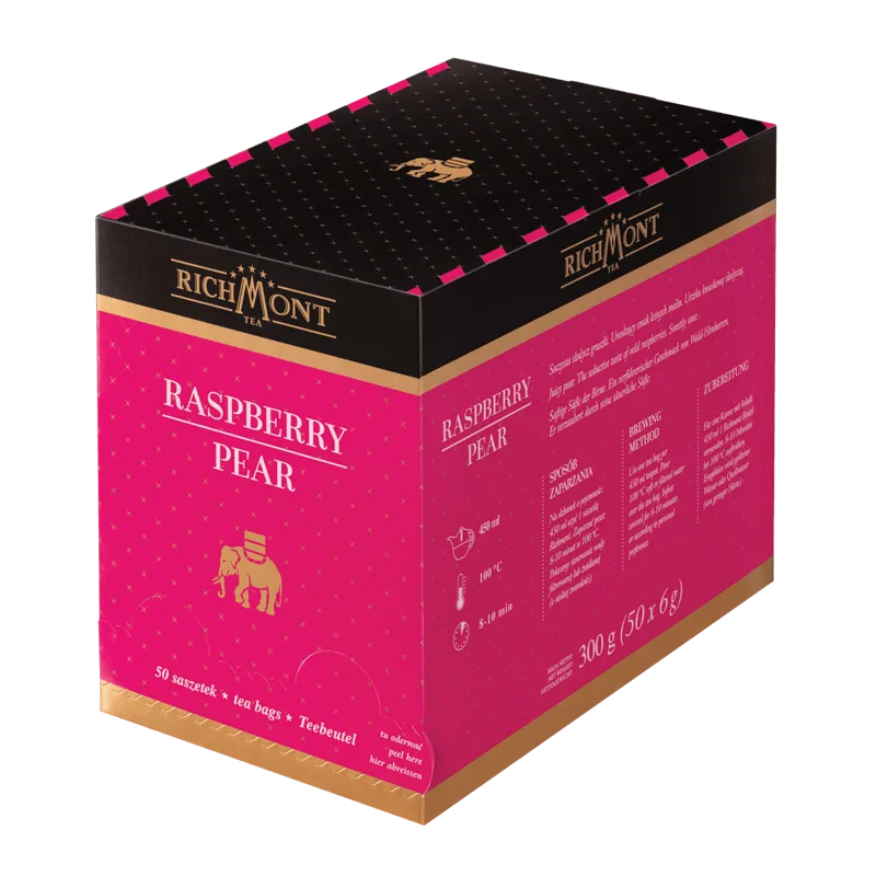 Herbata Raspberry Pear, 50 szt.