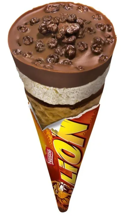 Lion Rożek o smaku karmelowym 110 ml (110 g)