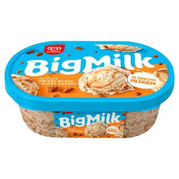 Lody Big Milk Intense słony karmel 1 l