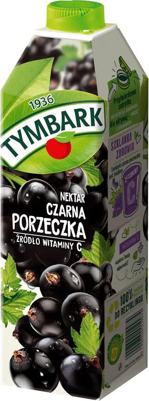 Nektar z czarnej porzeczki 1 l