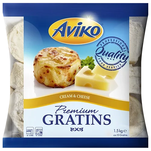 Gratiny śmietanowo-serowe 1,5 kg