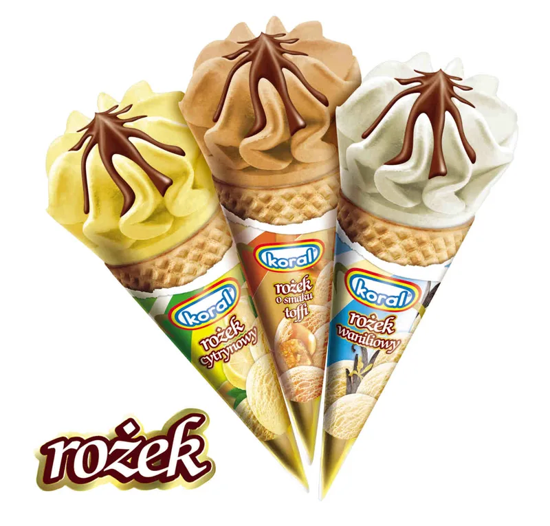 Rożek mix 36 szt. (cyt/tof/wanil) 110 ml