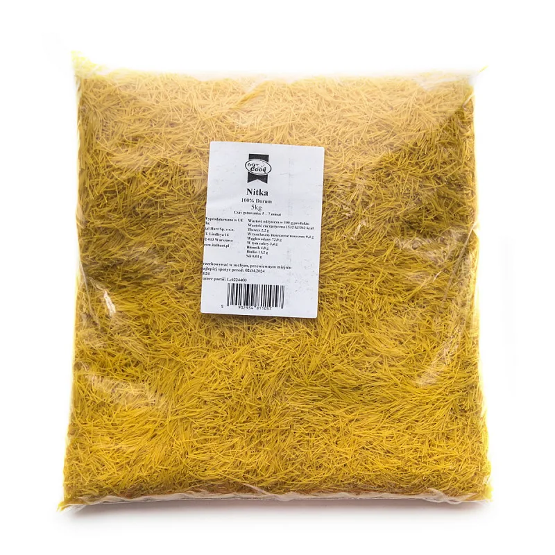 Makaron nitka durum 5 kg
