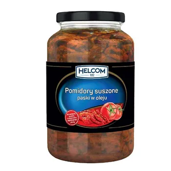 Pomidory suszone paski w oleju 4,1 kg (2,5 kg po odsączeniu)