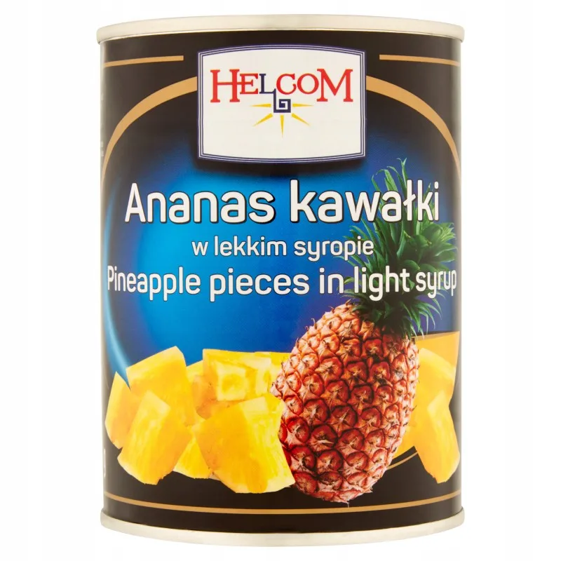 Ananasy kawałki w lekkim syropie 565 g (340 g po odsączeniu)