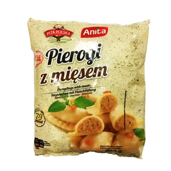 Pierogi z mięsem mrożone 500 g