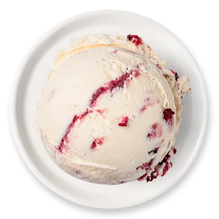 Lody bezowe z sosem o smaku owoców leśnych w kuwecie 5 l