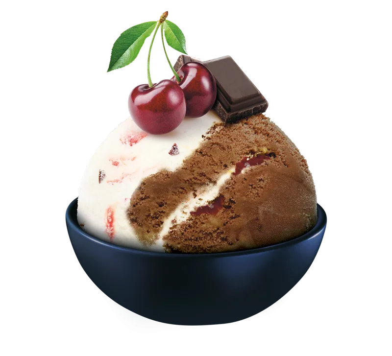 Lody czarna wiśnia waniliowo-czekoladowe z kawałkami wiśni w kuwecie 5 l
