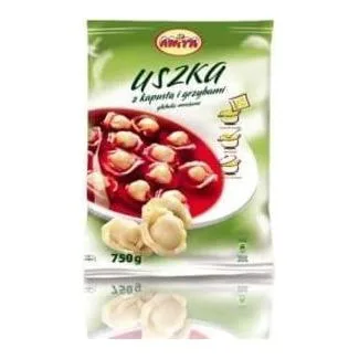 Uszka z kapustą i grzybami 750 g