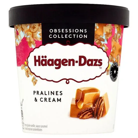 Lody Pralines & cream 460 ml