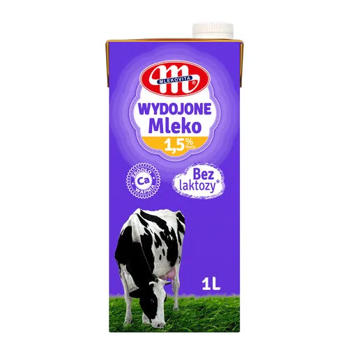 Mleko UHT bez laktozy 1,5% Wydojone 1 l