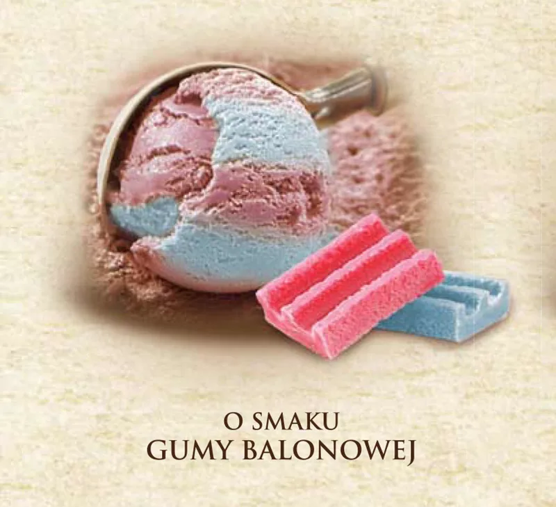 Lody o smaku gumy balonowej w kuwecie 5 l