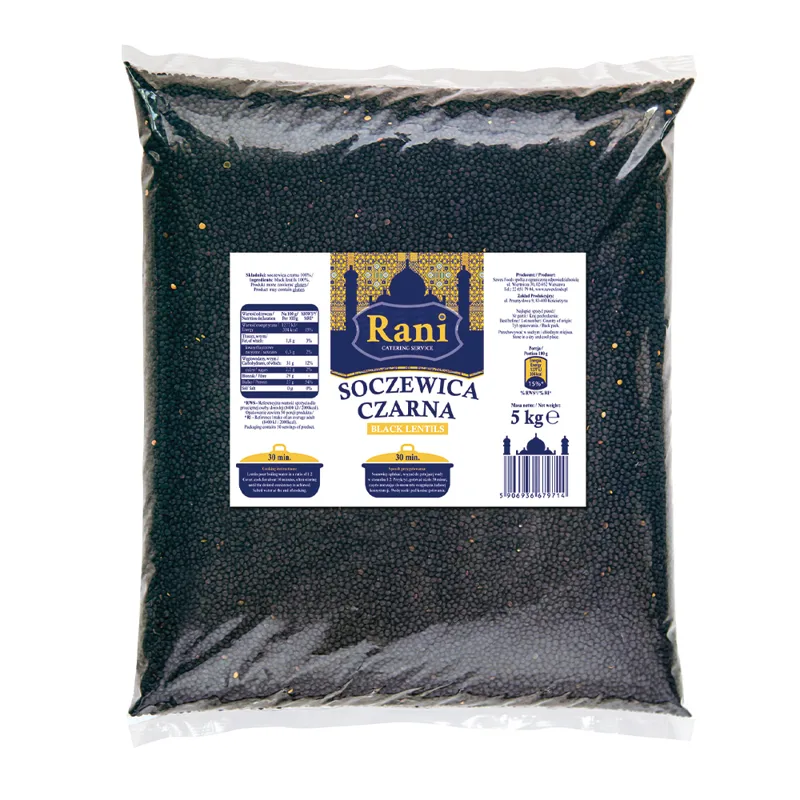 Soczewica czarna 5 kg
