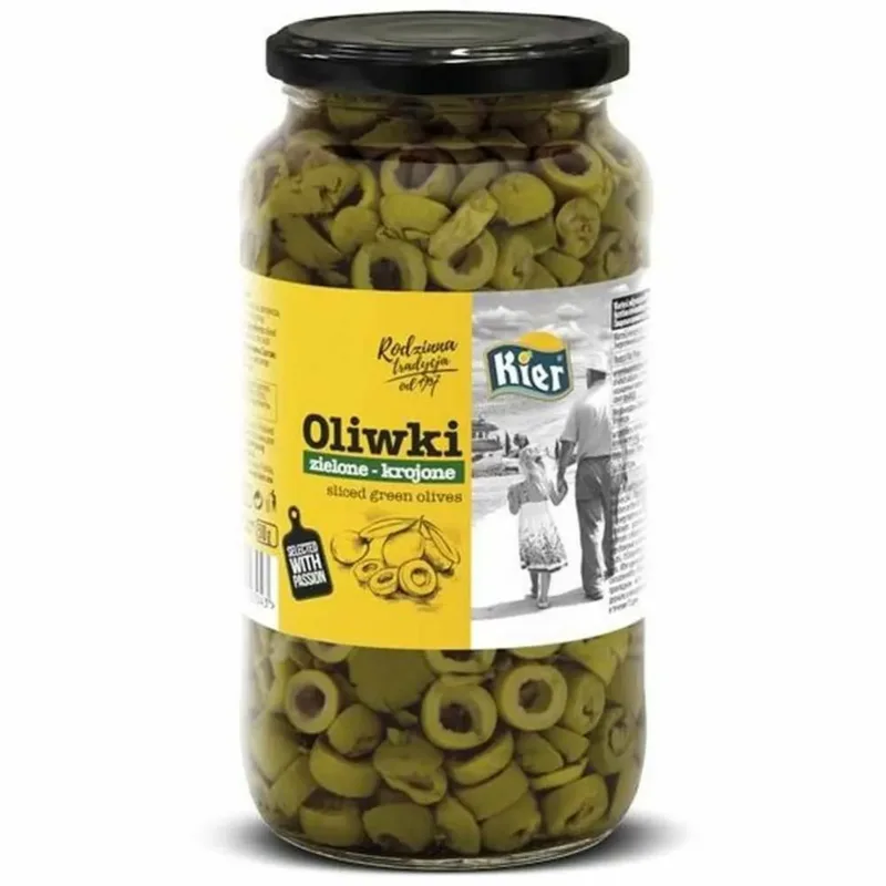 Oliwki zielone krojone 935 ml (450 g po odsączeniu)
