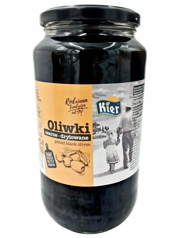Oliwki czarne drylowane 935 ml (455 g po odsączeniu)