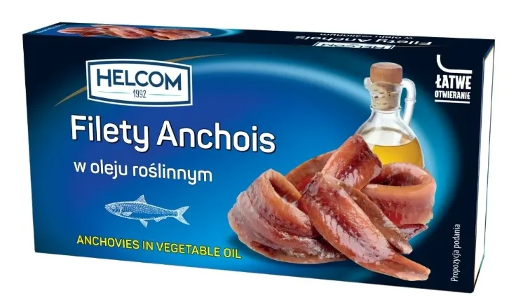 Filety anchois w oleju słonecznikowym 45 g