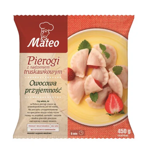 Pierogi truskawkowe 450 g