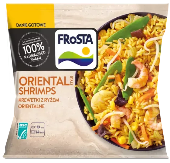 Krewetki z ryżem w stylu orientalnym Oriental Shrimps 400 g