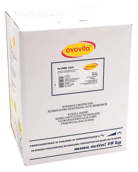 Masa jajowa płynna pasteryzowana z jaj z chowu klatkowego 10 kg