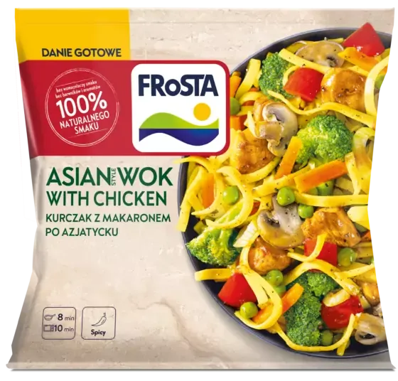 Kurczak z makaronem po azjatycku Asian Wok 450 g