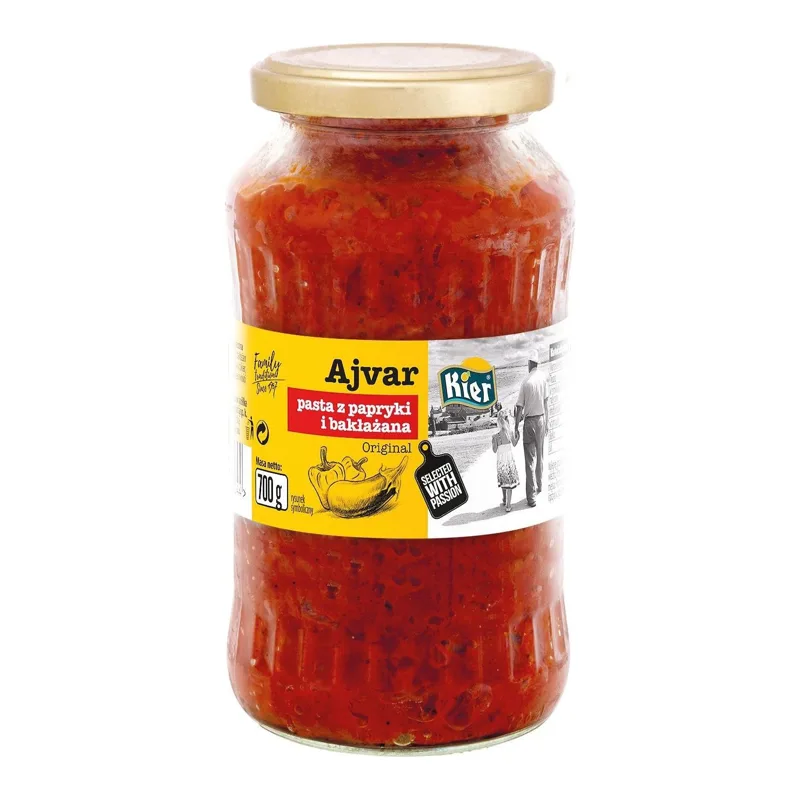 Ajvar oryginalny pasta z papryki i bakłażana 720 g