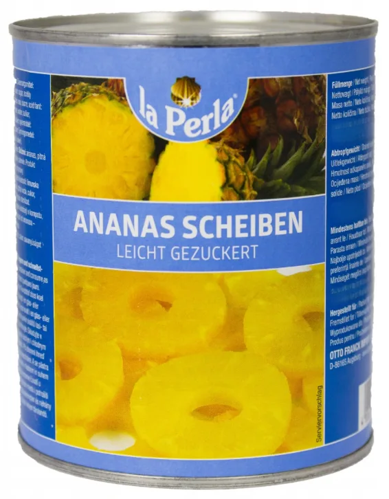 Ananasy w syropie plastry puszka 3,1 l (3,05 kg / 1,79 kg)