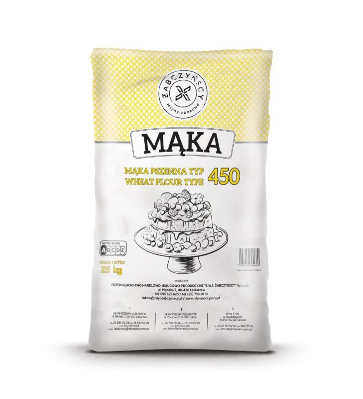Mąka pszenna tortowa typ 450 25 kg