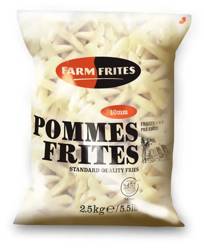 Frytki proste Aquality 10 mm 2,5 kg