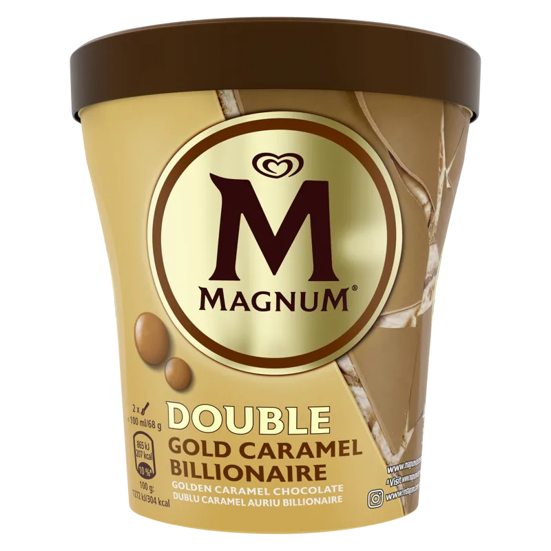 Lody Magnum Pint Caramel Gold Billionaire 440 ml
