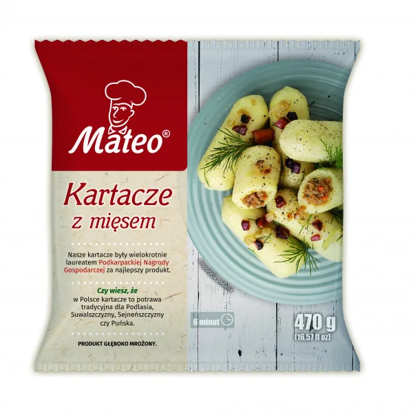 Kartacze z mięsem 470 g