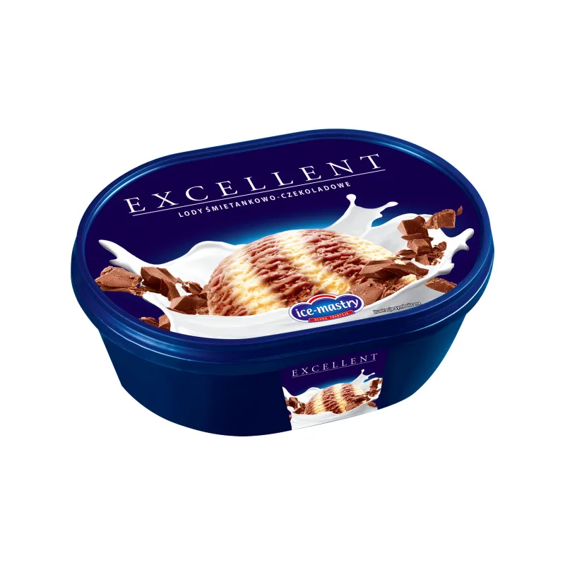 Lody Excellent śmietankowo-czekoladowe 1 l