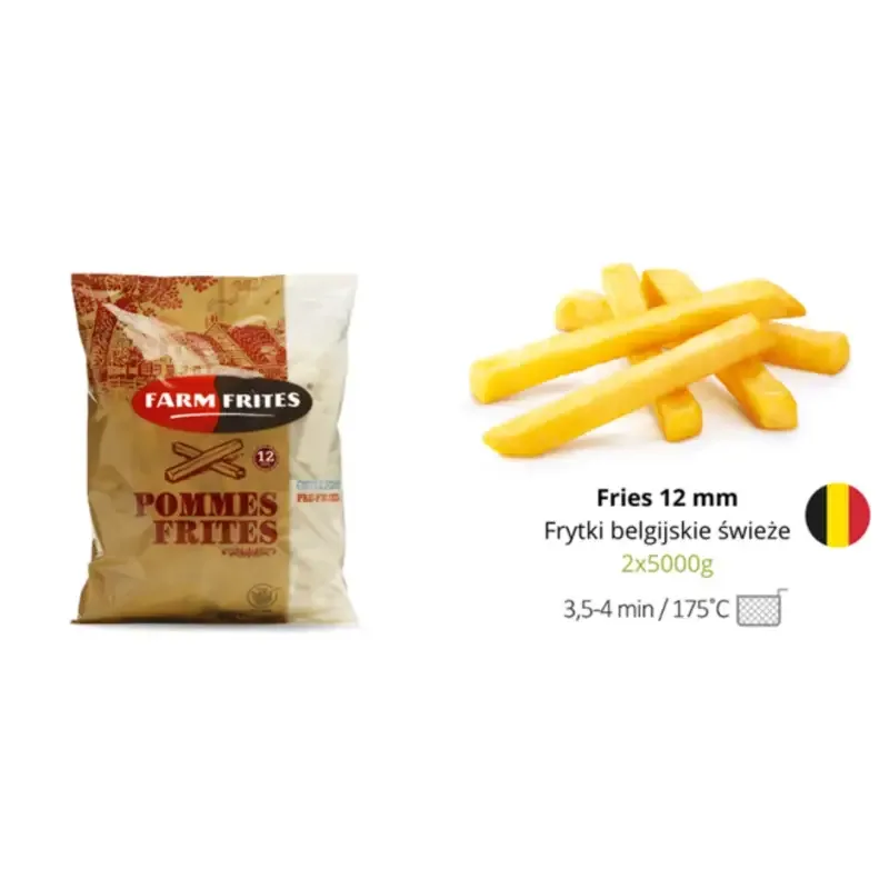 Frytki super chrupiące Crispy Coated 12 mm 2,5 kg