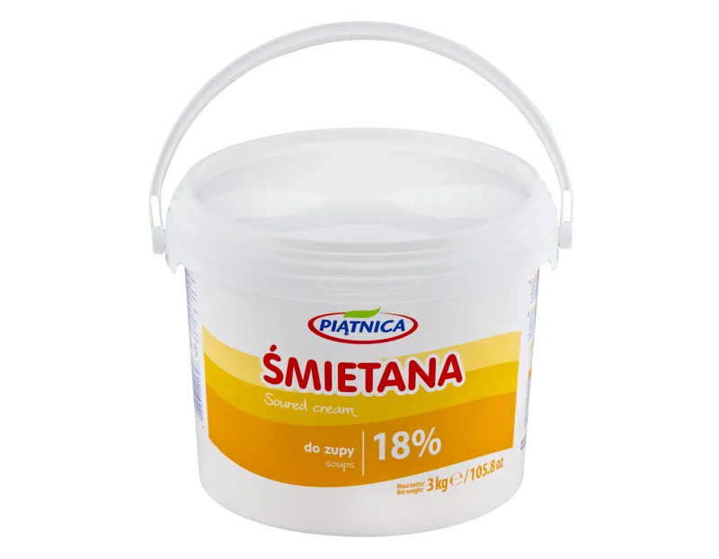 Śmietana 18% 3 kg