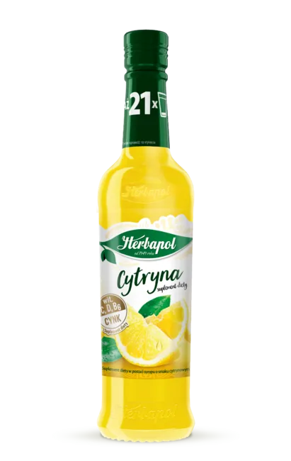 Syrop o smaku cytrynowym 420 ml