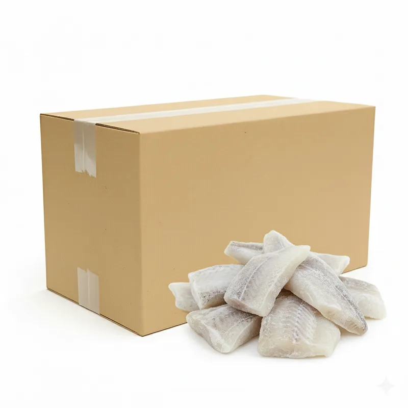 Dorsz czarny filet bez skóry mrożony SHP (230-450 g) 6,8 kg