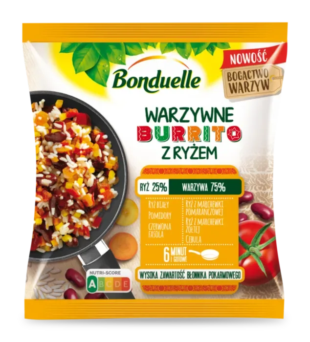 Burrito warzywne z ryżem 400 g