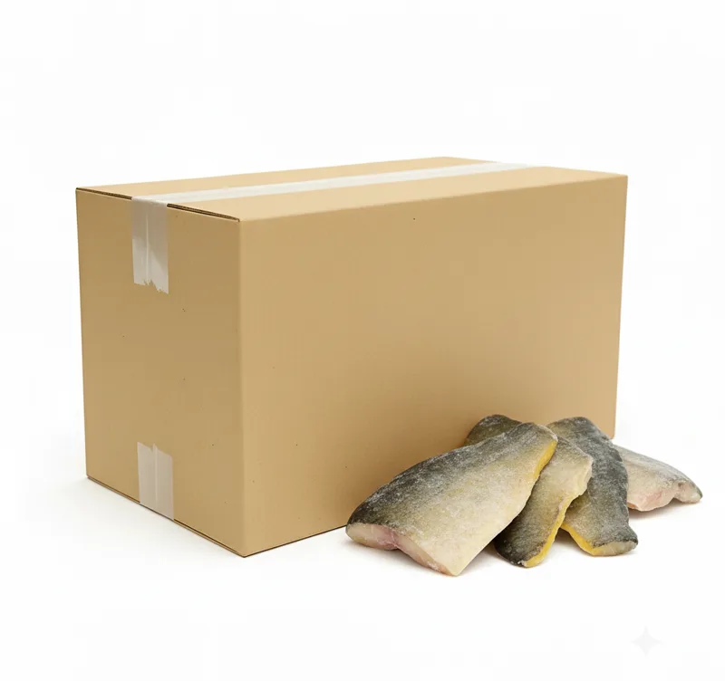 Karp filet ze skórą mrożony (600 g+) 10 kg (9 kg bez glazury)