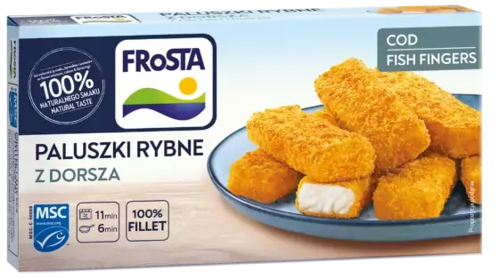 Złote paluszki rybne z dorsza 270 g
