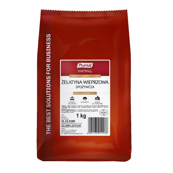 Żelatyna spożywcza wieprzowa 1 kg