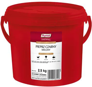 Pieprz czarny mielony 2,5 kg